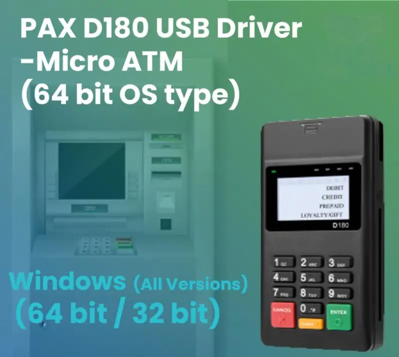 pax d180 driver download
